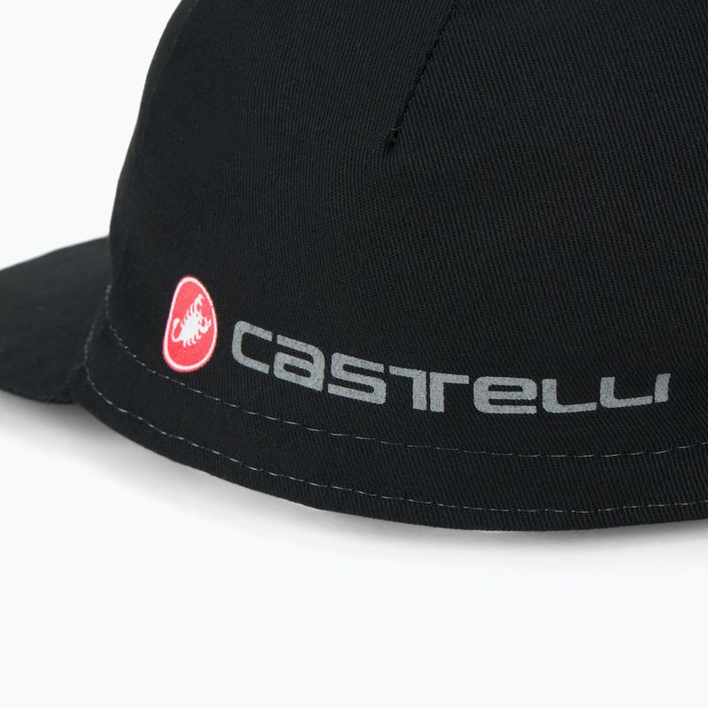 Castelli Endurance dviračių kepurė juoda 5