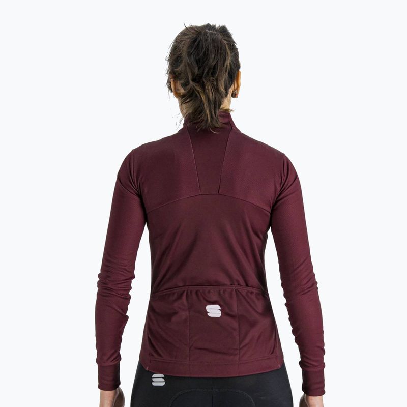 Moteriški dviratininkų marškinėliai Sportful Kelly Thermal Jersey raudoni 1120530.605 2