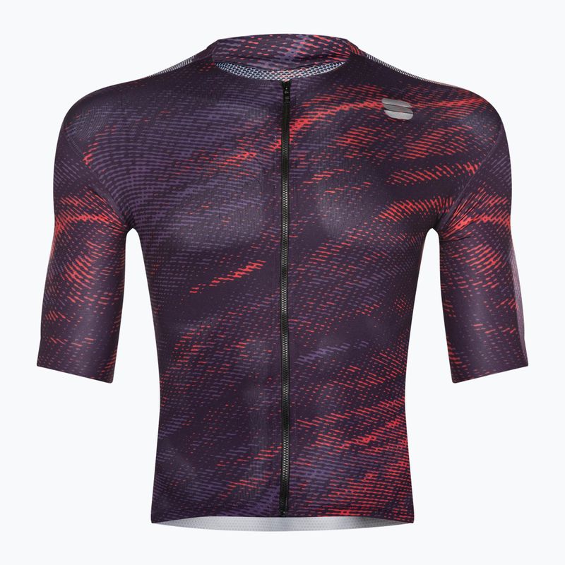 Sportful Cliff Supergiara vyriški dviratininko marškinėliai violetinės-raudonos spalvos 1122005.502