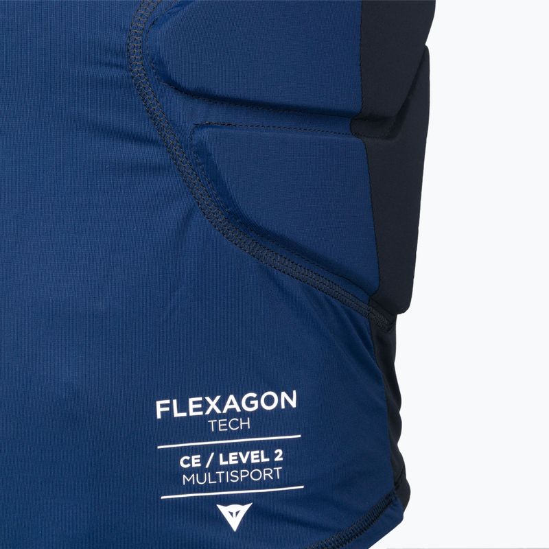 Vyriška liemenė Dainese Flexagon juoda irisinė/tempiamoji limuzino apsauginė liemenė 6