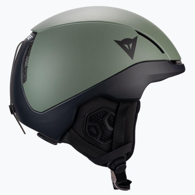 Dainese Elemento karinis žalias/juodas slidinėjimo šalmas 4