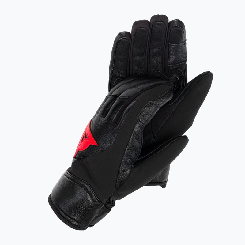 Vyriškos slidinėjimo pirštinės Dainese Hp Sport juoda/raudona