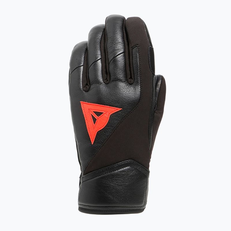 Vyriškos slidinėjimo pirštinės Dainese Hp Sport juoda/raudona 5