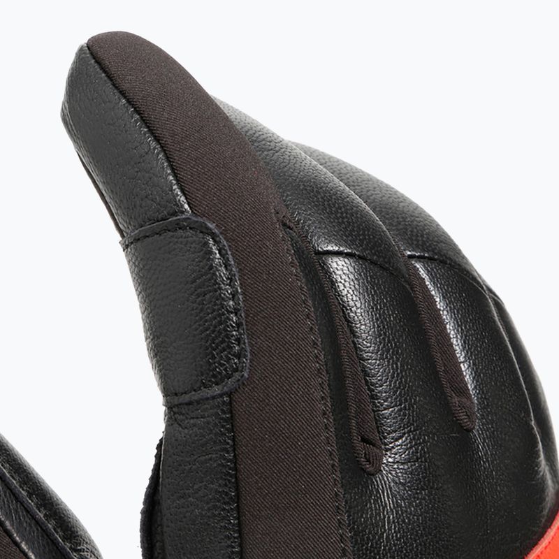 Vyriškos slidinėjimo pirštinės Dainese Hp Sport juoda/raudona 9