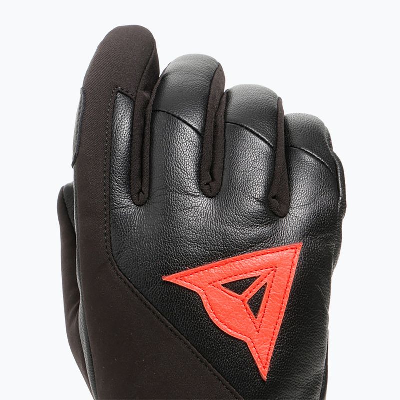 Vyriškos slidinėjimo pirštinės Dainese Hp Sport juoda/raudona 10
