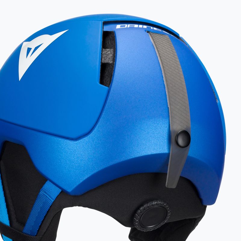 Dainese Scarabeo Elemento metallic blue vaikiškas slidinėjimo šalmas 7