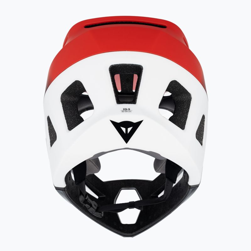 Vaikiškas dviračio šalmas Dainese Scarabeo Linea 01 red/white/black 3