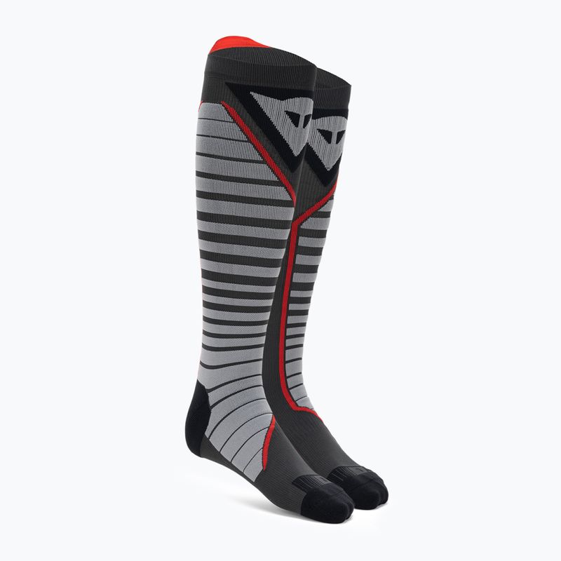 "Dainese Thermo Long" slidinėjimo kojinės juodos/raudonos