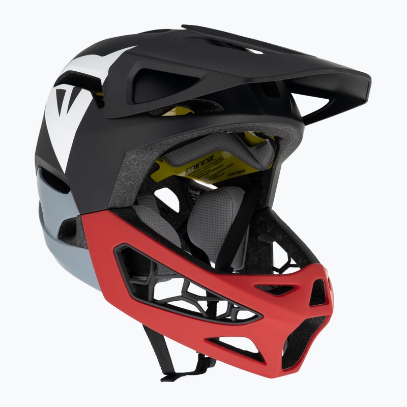 Dviračių šalmas Dainese Linea 01 Mips Evo mono matt black/red/nardo grey