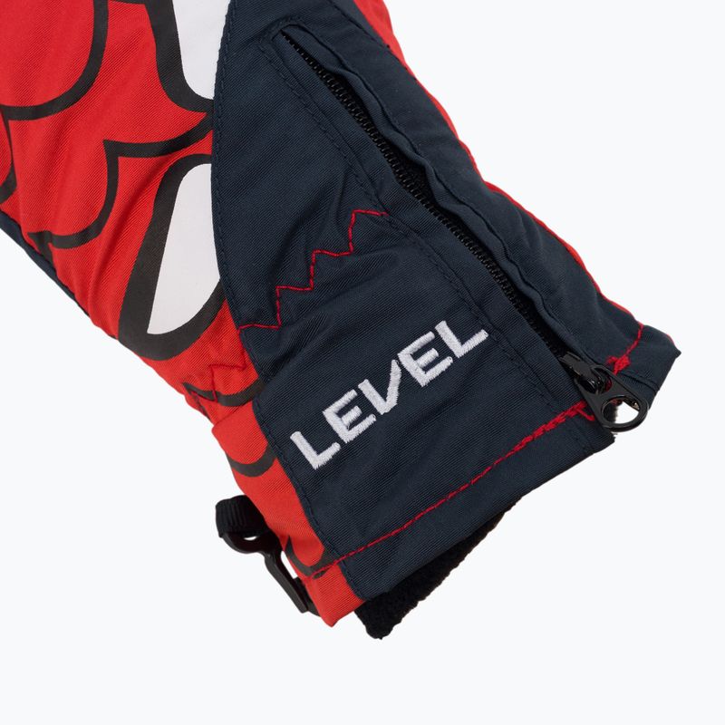 Level Lucky vaikiška slidinėjimo pirštinė raudona 4146JG.20 4