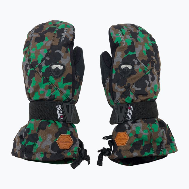Vaikiškos snieglenčių pirštinės Level Fly Mitt green 4001 3