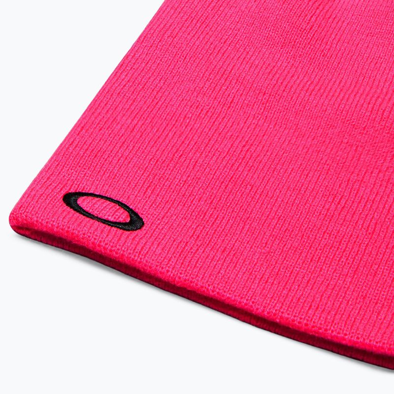 Žieminė kepurė Oakley Fine Knit neon pink 3