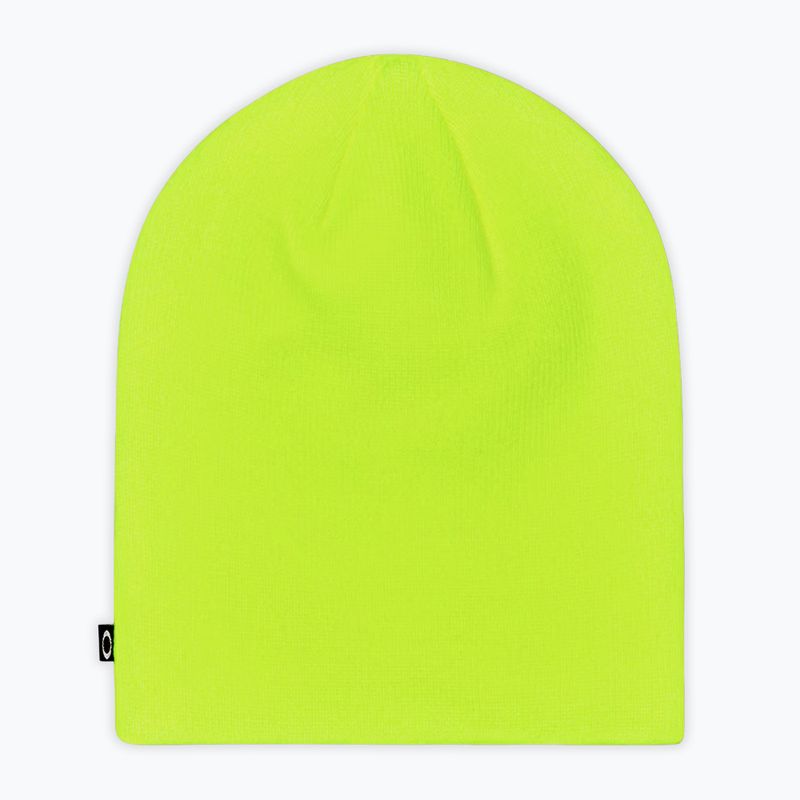 Žieminė kepurė Oakley Fine Knit neon yellow 2