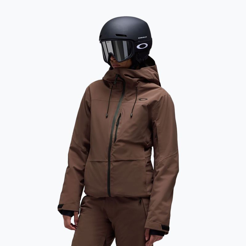 Moteriška slidinėjimo striukė Oakley Canopy Insulated dark umber