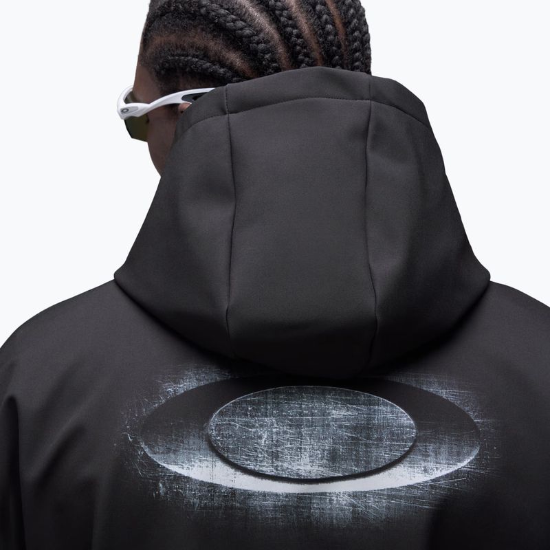 Vyriškas snieglenčių džemperis Oakley Wintertide Scratched Hoodie pitch black 5