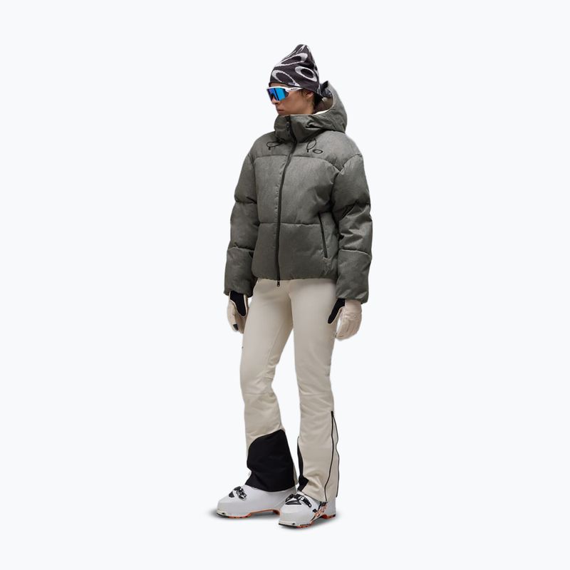 Moteriška slidinėjimo striukė Oakley Icicle Cropped cement melange 2