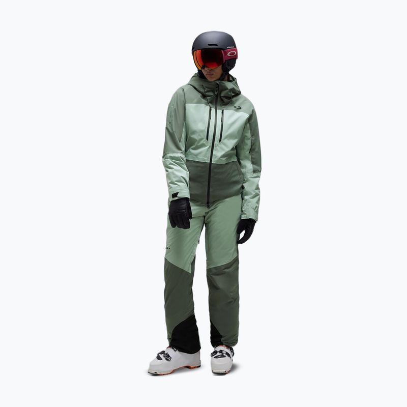 Moteriška slidinėjimo striukė Oakley Canopy Pro Insulated aviator green/faded green 2