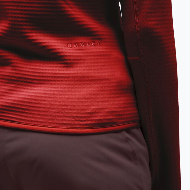 Moteriškas džemperis Oakley Canopy Full Zip hibiscus red 5