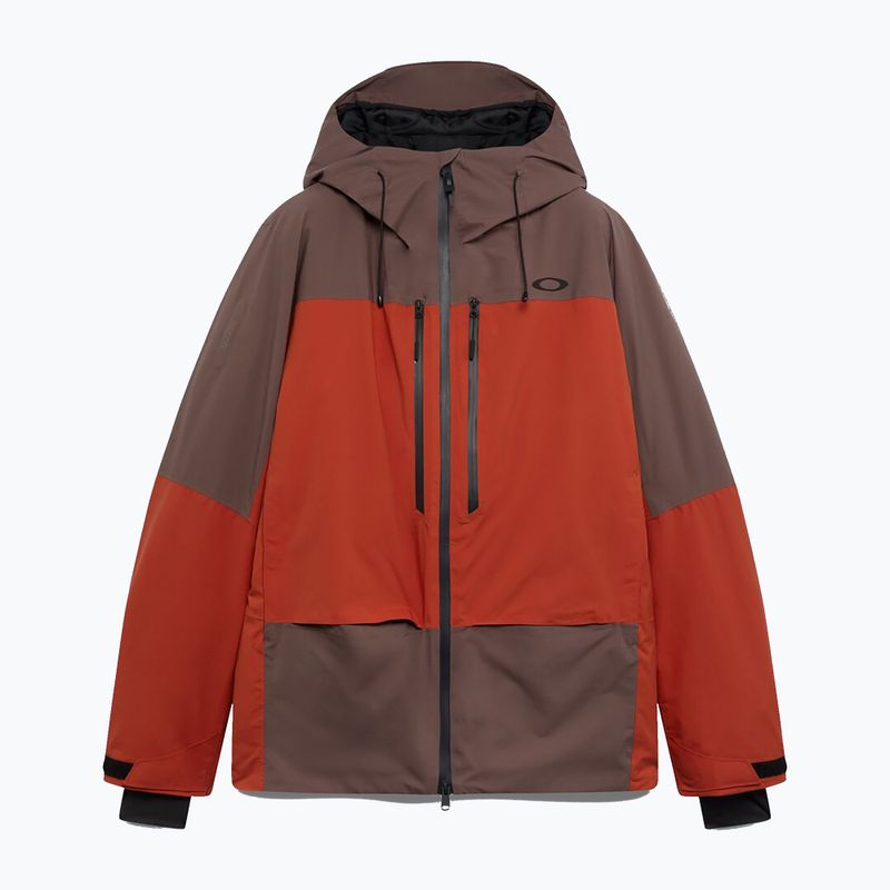 Vyriška slidinėjimo striukė Oakley Canopy Pro Insulated dark umber/flame red 6