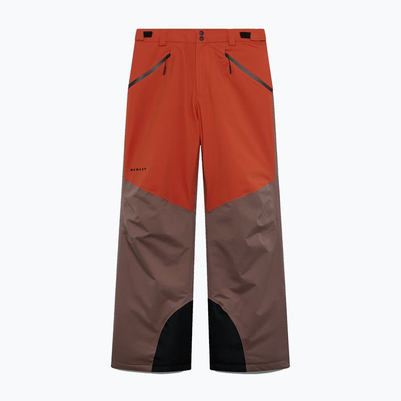 Vyriškos slidinėjimo kelnės Oakley Canopy Pro Insulated Dark Umber/Flame Red 6