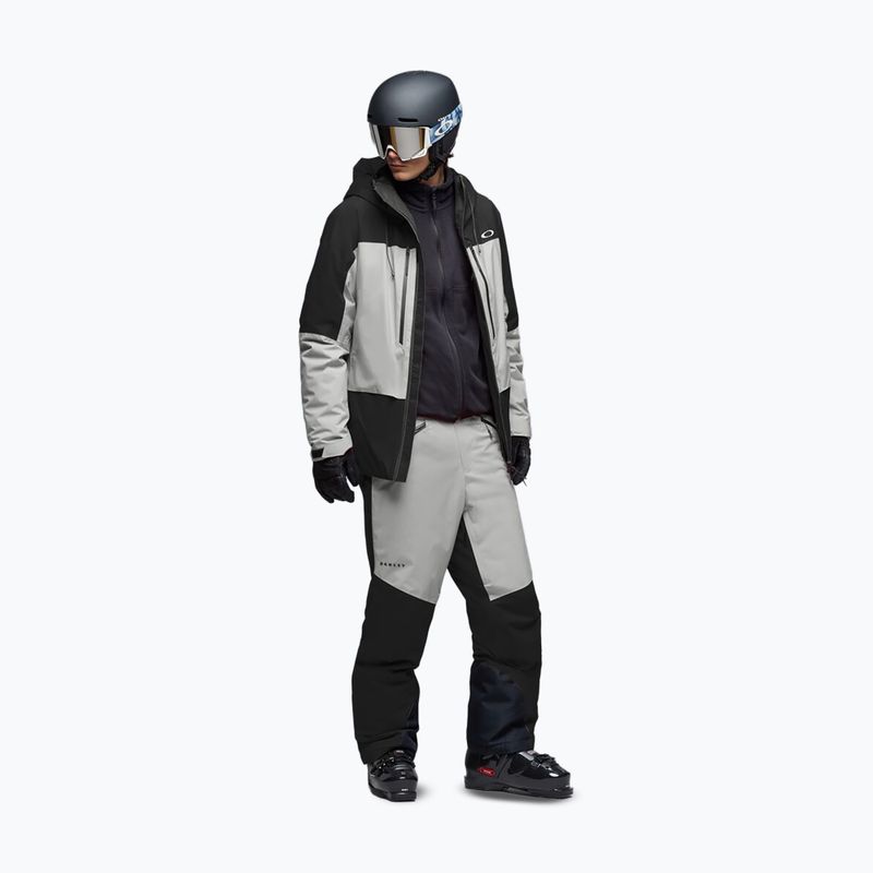 Vyriškos slidinėjimo kelnės Oakley Canopy Pro Insulated Pitch Black/Cement 2