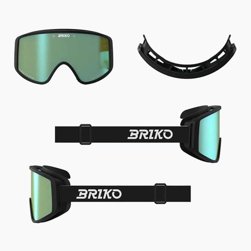 Slidinėjimo akiniai Briko Pulse black/green 5
