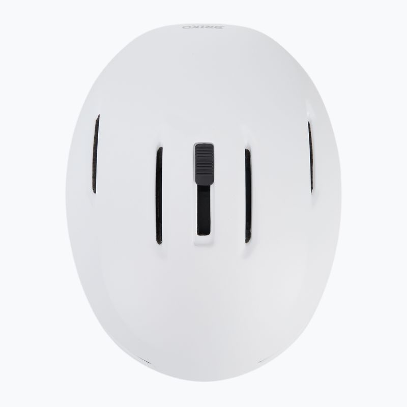 Slidinėjimo šalmas Briko Yuki matt shiny white/silver 6