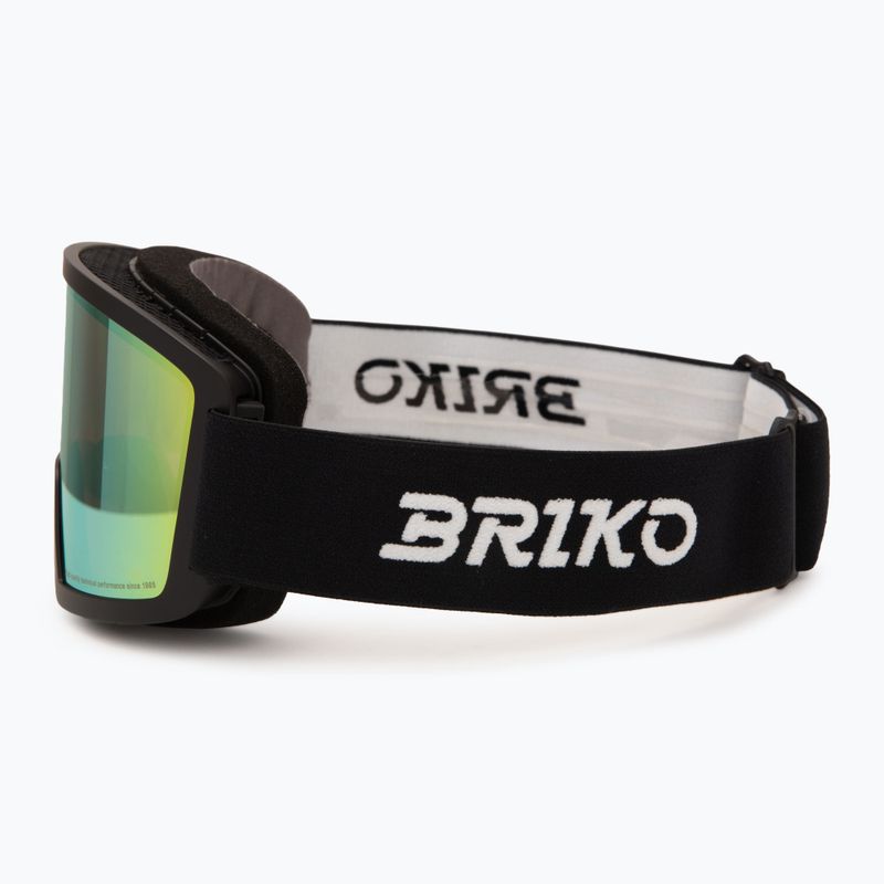 Vaikiški slidinėjimo akiniai Briko Frostbite black/yellow 4