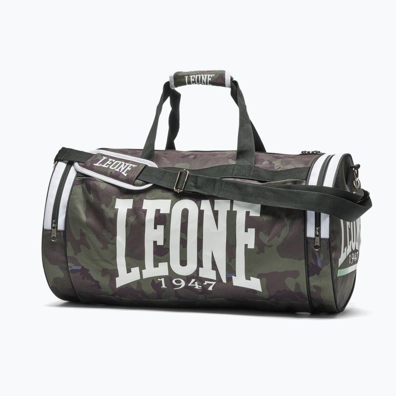 Treniruočių krepšys LEONE 1947 Mimetic Camo Bag 45 l green camo 2