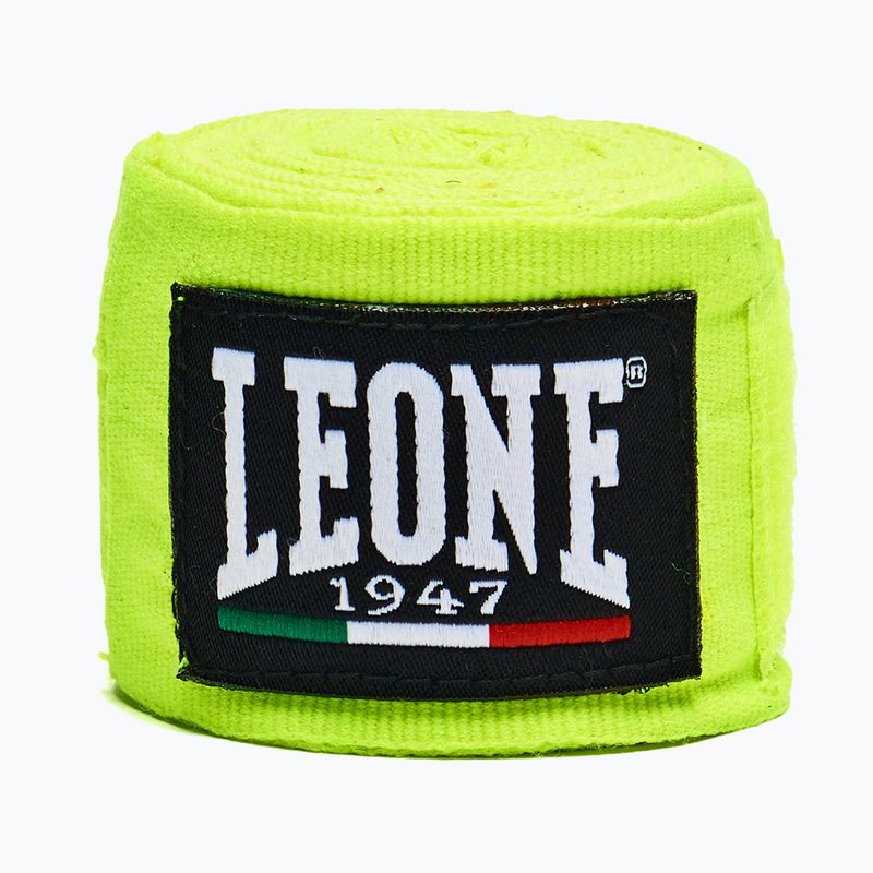 Bokso raiščiai Leone 1947 Hand Wraps 350 cm fluorescent yellow 2