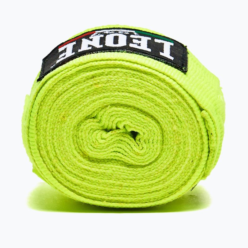 Bokso raiščiai Leone 1947 Hand Wraps 350 cm fluorescent yellow 4
