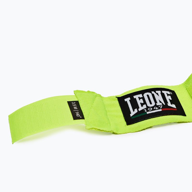 Bokso raiščiai Leone 1947 Hand Wraps 350 cm fluorescent yellow 5