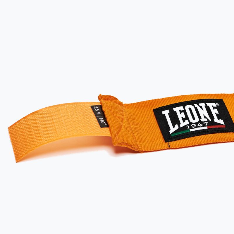 Bokso raiščiai Leone 1947 Hand Wraps 350 cm orange 5