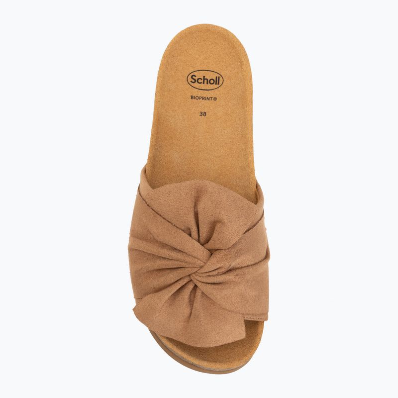 Moteriškos šlepetės Scholl Princess Med camel 5