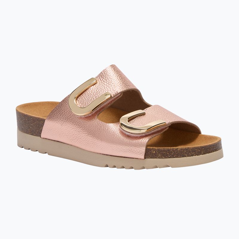 Moteriškos šlepetės Scholl Montery 2 Straps Ad Med rose/gold