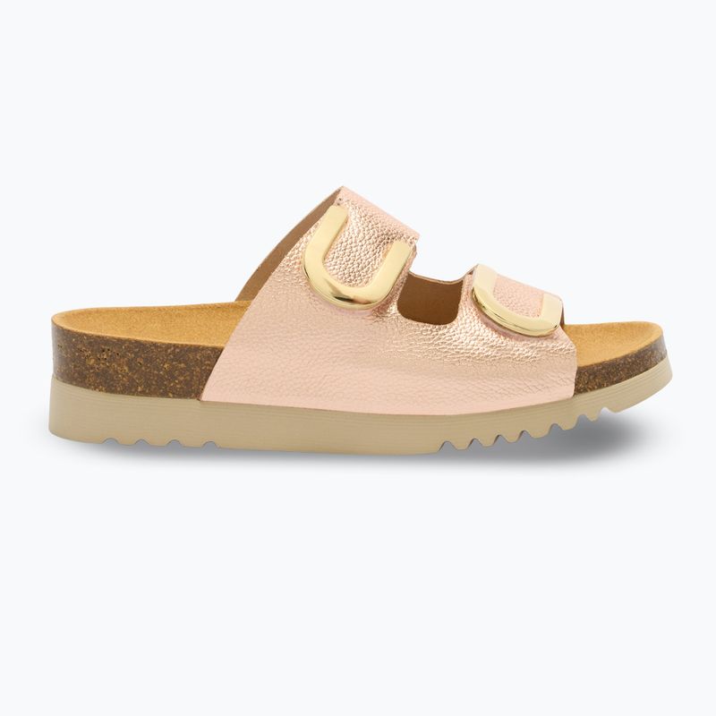 Moteriškos šlepetės Scholl Montery 2 Straps Ad Med rose/gold 2