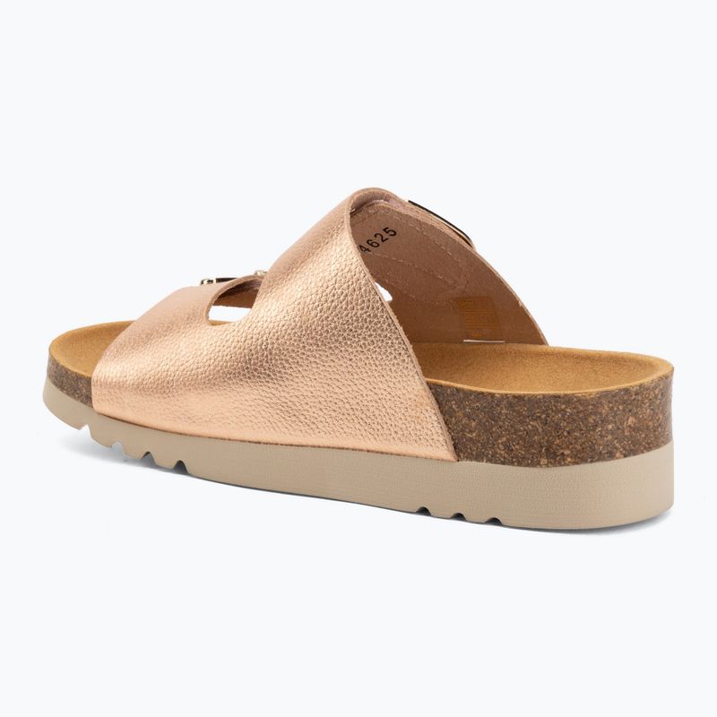 Moteriškos šlepetės Scholl Montery 2 Straps Ad Med rose/gold 3