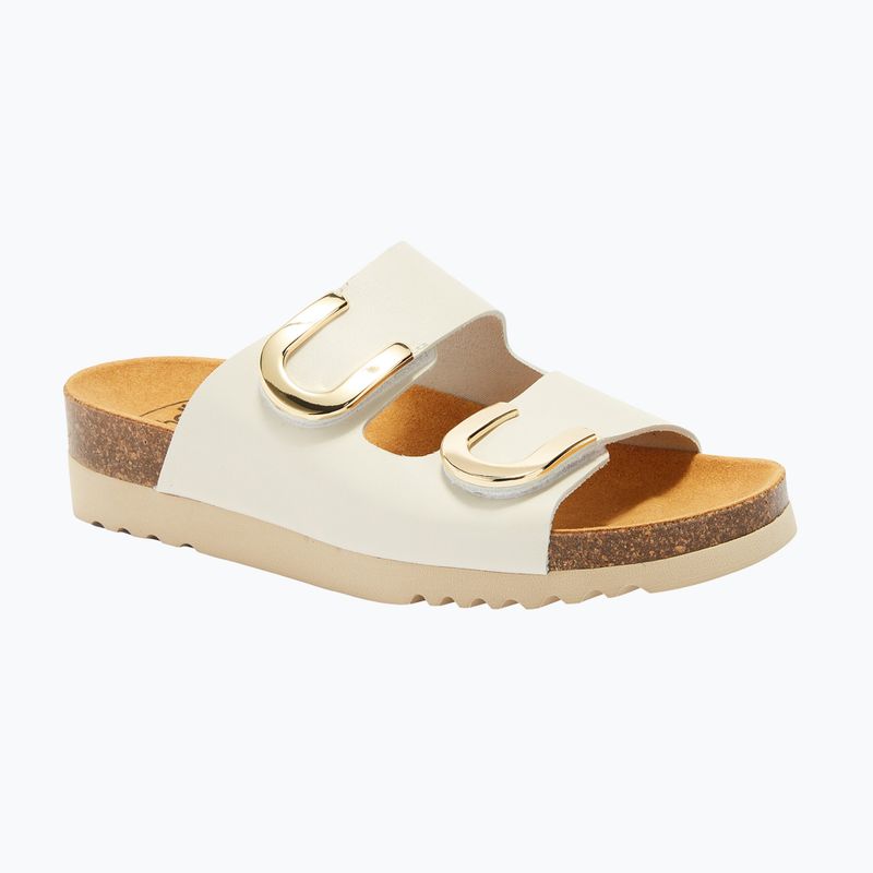 Moteriškos šlepetės Scholl Montery 2 Straps Ad Med off white