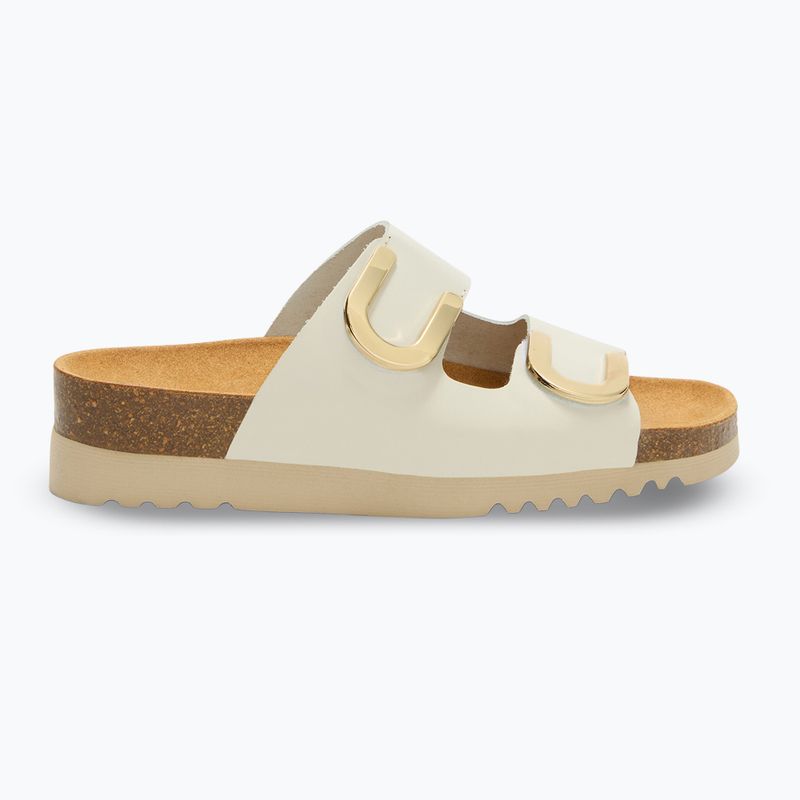 Moteriškos šlepetės Scholl Montery 2 Straps Ad Med off white 2
