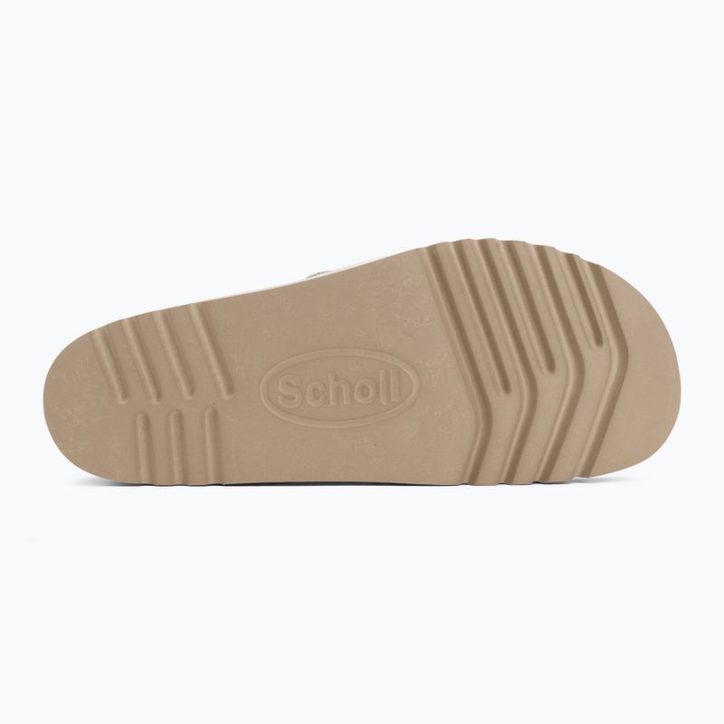 Moteriškos šlepetės Scholl Montery 2 Straps Ad Med off white 4