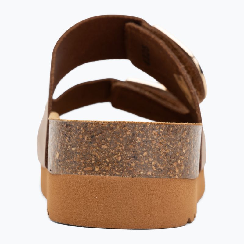 Moteriškos šlepetės Scholl Montery 2 Straps Ad Med cognac 6