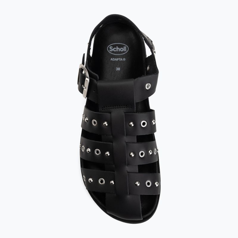 Moteriškos basutės Scholl Beatriz Fisherman Ring Leather black 5