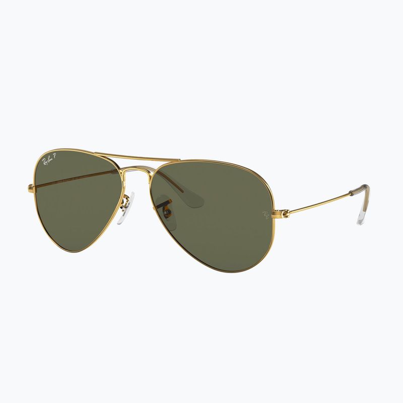 Akiniai nuo saulės Ray-Ban Aviator Classic arista gold/green g-15 polarized 4