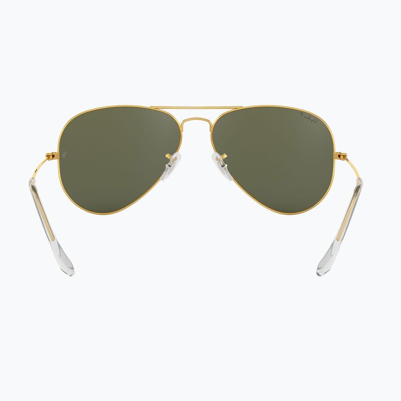 Akiniai nuo saulės Ray-Ban Aviator Classic arista gold/green g-15 polarized 5