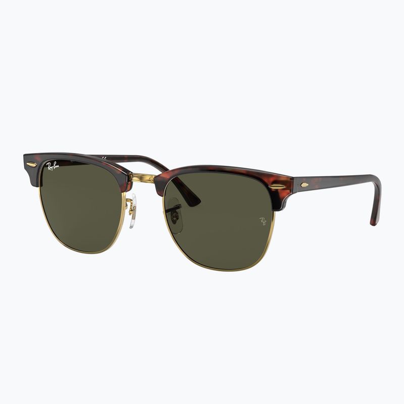 Akiniai nuo saulės Ray-Ban Clubmaster Classic tortoiseshell/gold 4