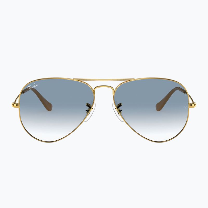 Akiniai nuo saulės Ray-Ban Aviator Classic arista gold/light blue 2