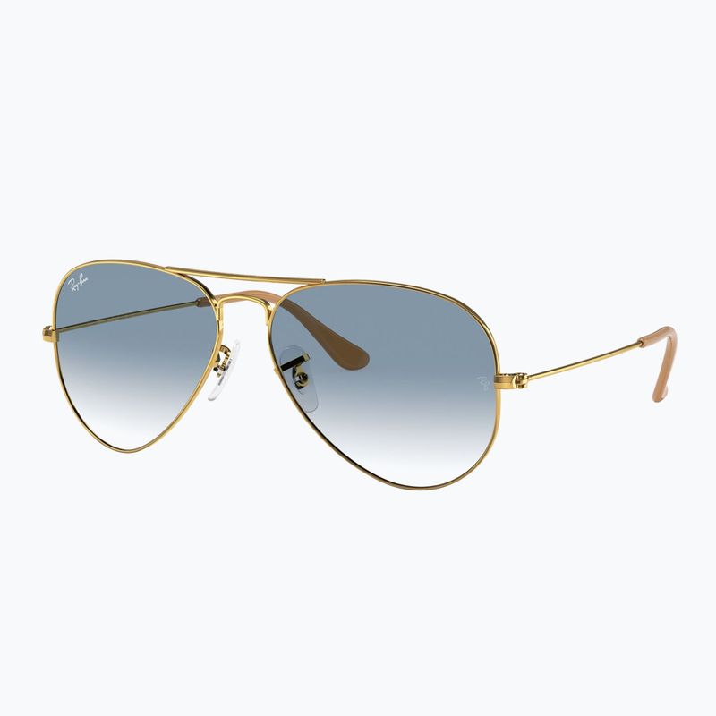 Akiniai nuo saulės Ray-Ban Aviator Classic arista gold/light blue 4