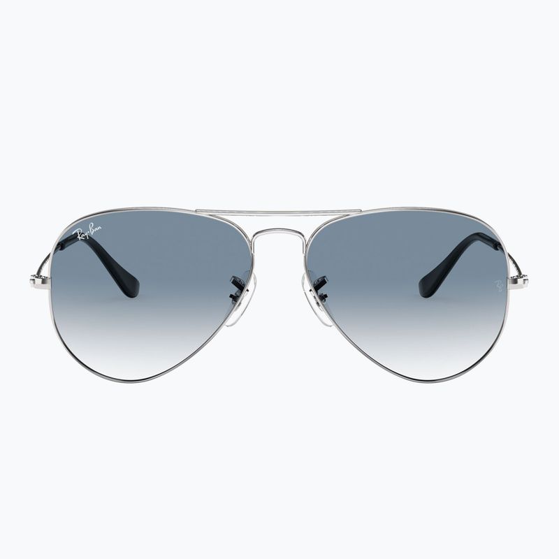 Akiniai nuo saulės Ray-Ban Aviator Classic silver/light blue 2