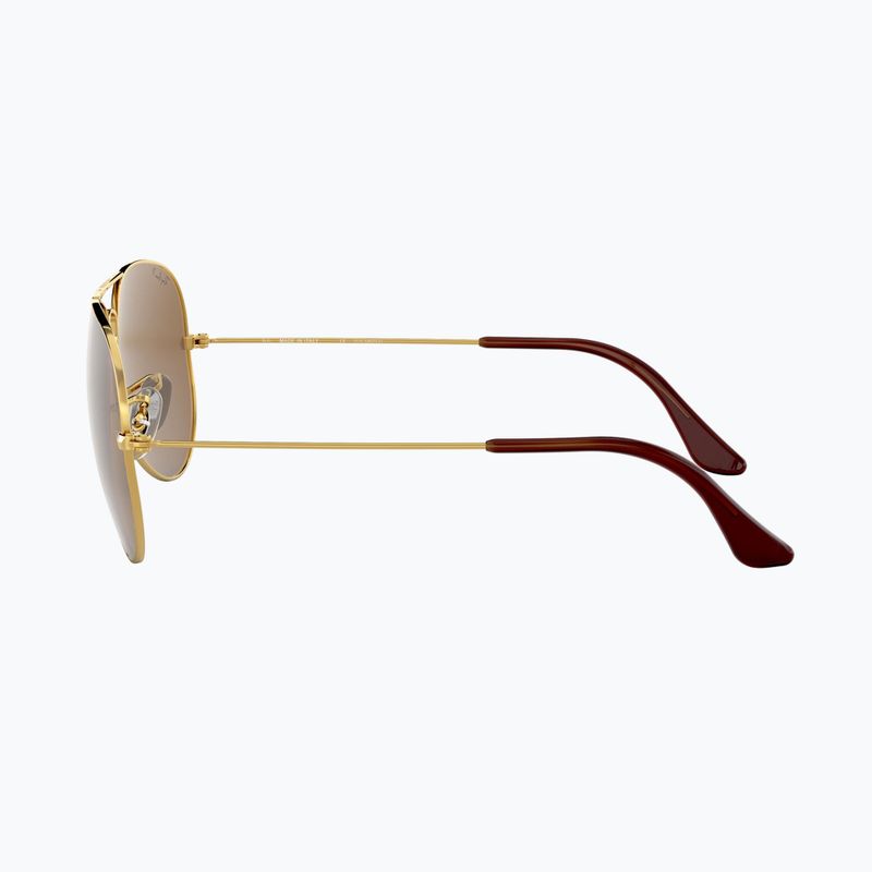 Saulės akiniai Ray-Ban Aviator Classic arista gold/brown polarized 7