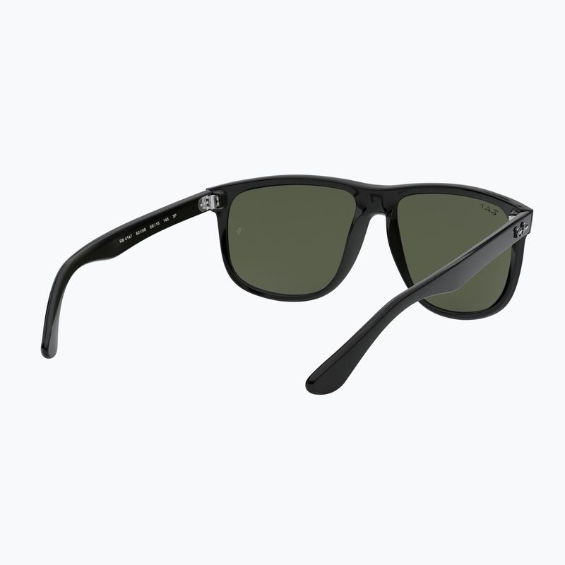 Akiniai nuo saulės Ray-Ban Boyfriend black/dark green polarized 6